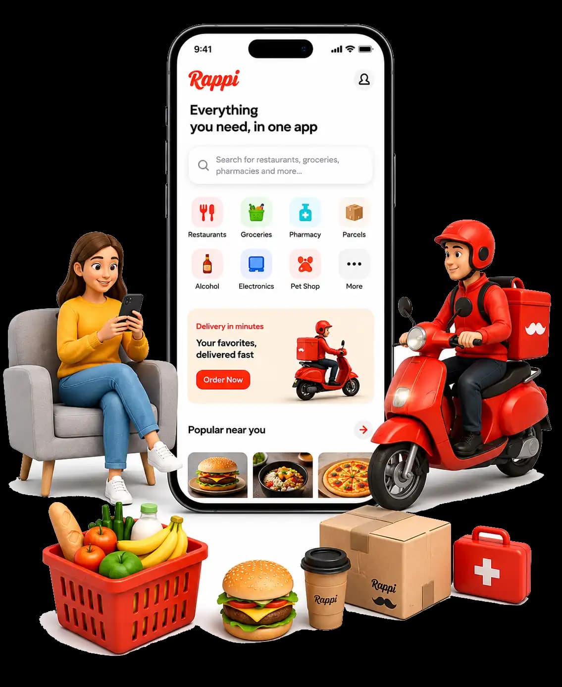 End-to-End Rappi Clone App Development for On-Demand Delivery Businesses